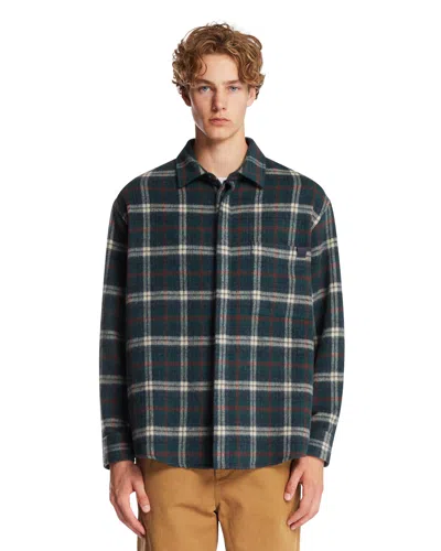 Darkpark Check-pattern Shirt In Green Verde   #009640