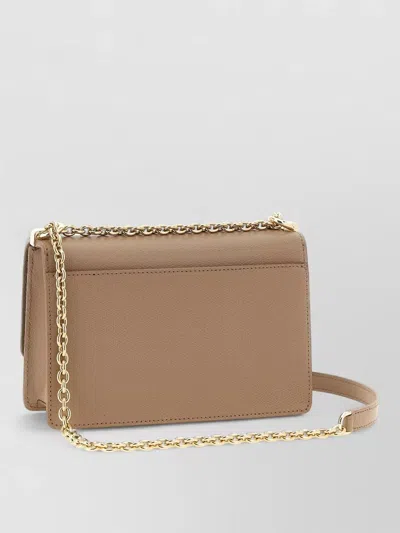 Furla 1927 Mini Rectangular Shoulder Bag Chain In Burgundy
