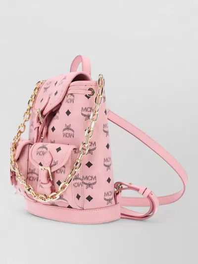 Mcm Top Handle Backpack Adjustable Straps Hardware