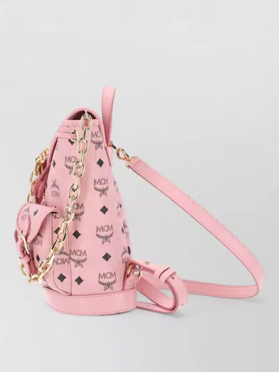 Mcm Top Handle Backpack Adjustable Straps Hardware
