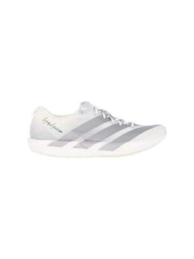 Y-3 Adios 9 Gradient-effect Logo-print Sneakers In White