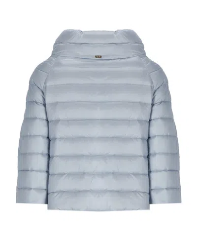 Herno Sofia Quilted Down Jacket In Gray