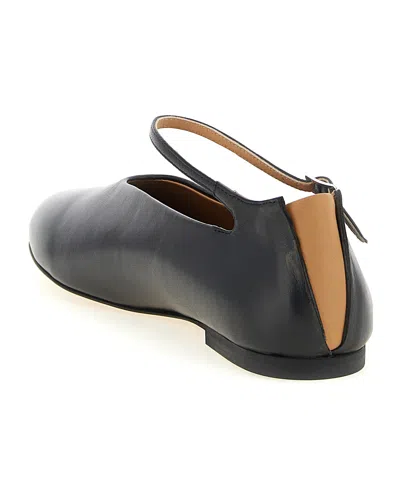 Jil Sander 'elyss' Ballet Flats In Black