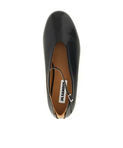 Jil Sander 'elyss' Ballet Flats In Black