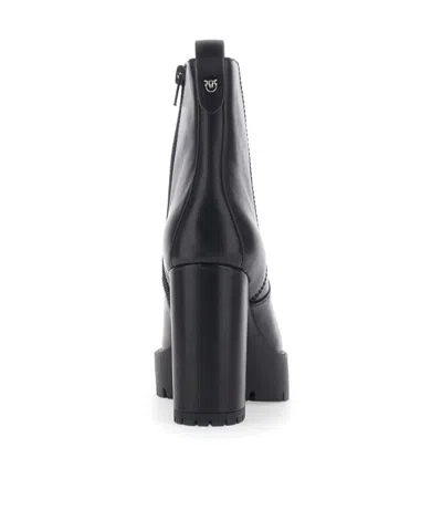 Pinko Platform Ankle Boots In Black