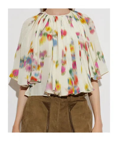 Isabel Marant Étoile Patterned Top In White