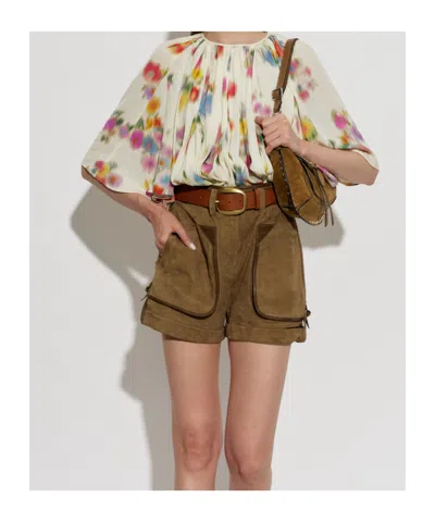 Isabel Marant Étoile Patterned Top In White