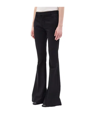 Ann Demeulemeester Adri Bootcut Trousers In Black