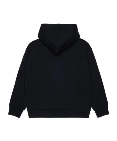 Marni 로고 프린트 프린지 후디 In Black