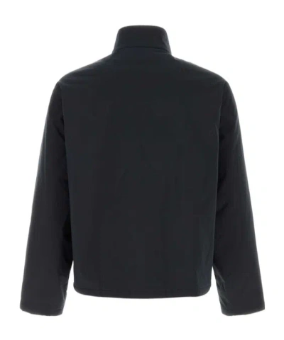 Jil Sander Polyester Jacket Flap Pockets High Collar In Multi