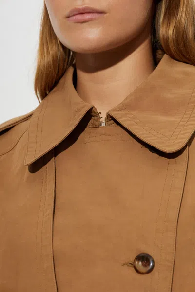 Isabel Marant Double-breasted Trench Coat In Nude
