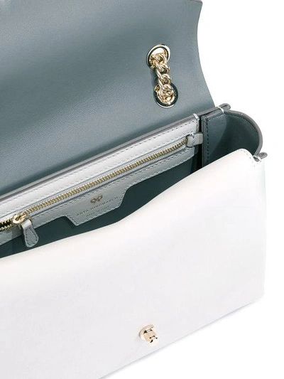 Shop Anya Hindmarch Egg Lock 'bathhurst' Crossbody In Grey