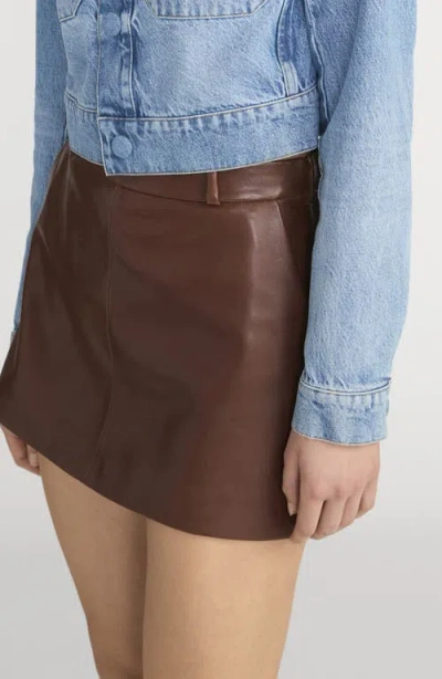 Frame The Small Denim Jacket In Sand