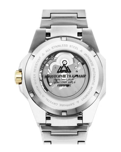 Christophe Duchamp Men's Raidillon Skeleton Watch In Silver