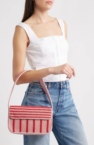 Staud Tommy Beaded Shoulder Bag In Multi