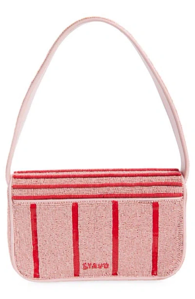 Staud Tommy Beaded Shoulder Bag In Multi