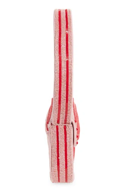 Staud Tommy Beaded Shoulder Bag In Multi