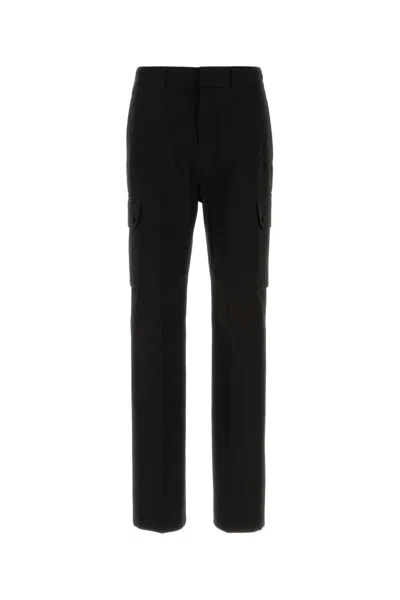Givenchy Cotton Cargo Pant With Utility Pockets In Black