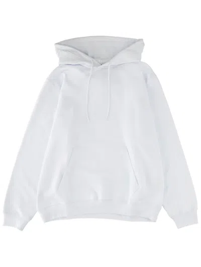 Msgm Sweatshirt With Logo In White