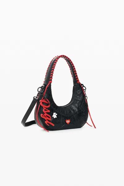Desigual ディズニー™ ミディアムバッグ In Black