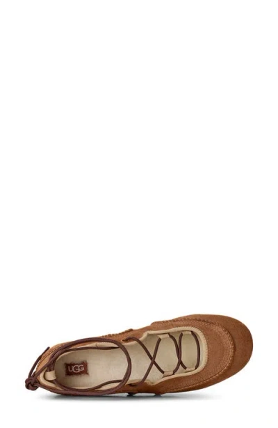 Ugg Quill Ballet Sneakers In Brown