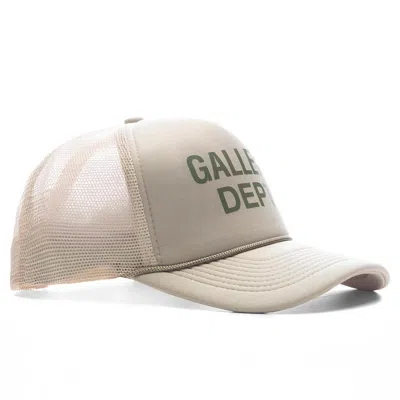 Gallery Dept. Embroidered Mesh-back Baseball Cap In Warm Grey