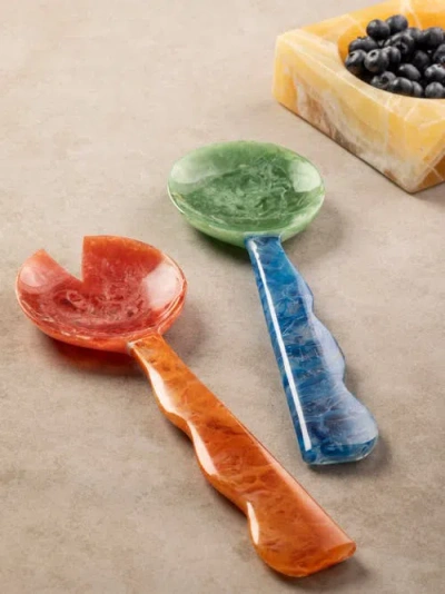 Gauri Kohli Hawaii Salad Servers In Multi