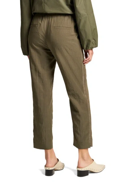 Vince Grace Side Stripe Pull On Pants In Green