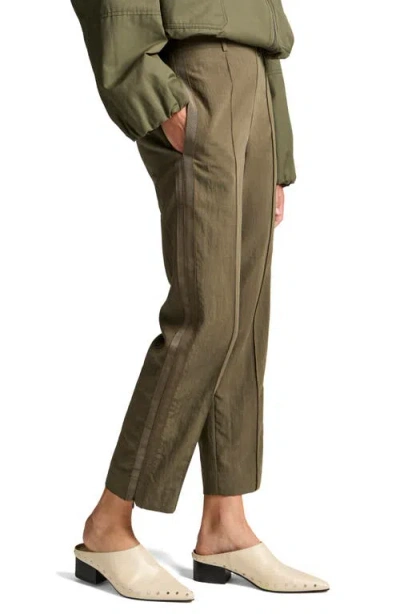 Vince Grace Side Stripe Pull On Pants In Green