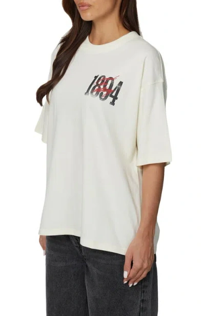 Good For Nothing Oversized Soaring T-shirt In White