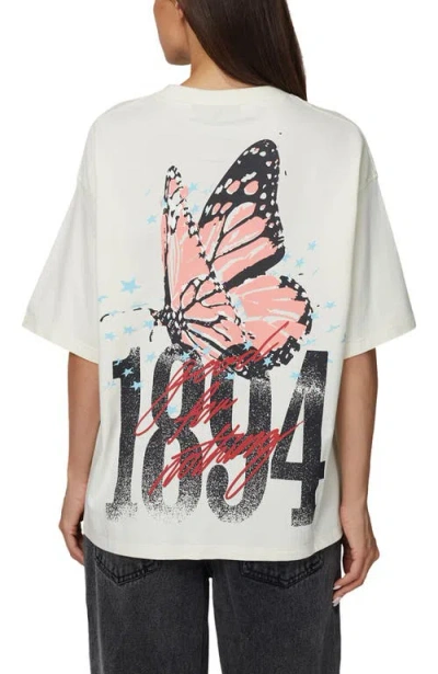 Good For Nothing Oversized Soaring T-shirt In White