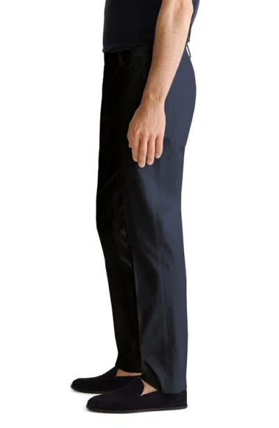 Mango Slim Fit Stretch Cotton Pants In Blue
