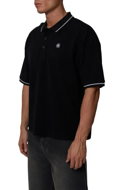 Good For Nothing Oversized Polo In Black