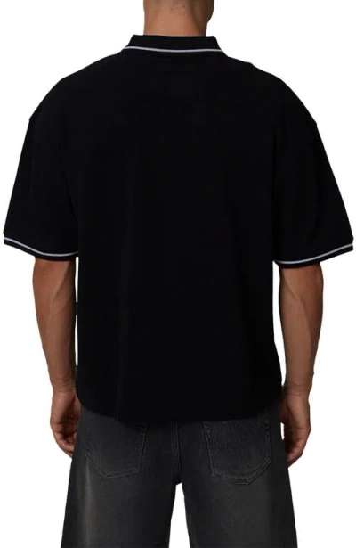 Good For Nothing Oversized Polo In Black