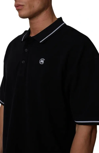 Good For Nothing Oversized Polo In Black
