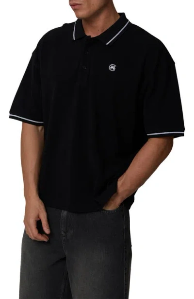 Good For Nothing Oversized Polo In Black