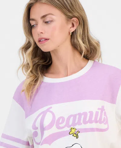 Peanuts Juniors'  Snoopy Graphic T-shirt In Multi