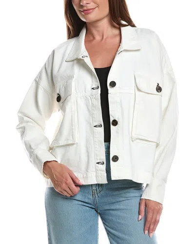 Askk Ny Cargo Jacket In White