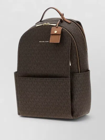 Michael Kors Canvas Sable Backpack Medium Size