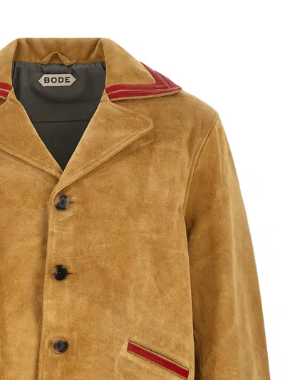 Bode Trefoil Jacket In Sand