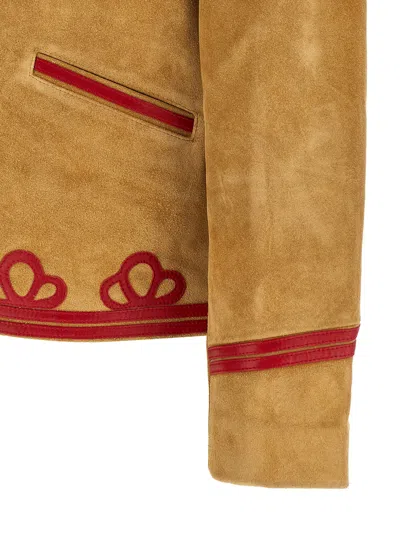 Bode Trefoil Jacket In Sand
