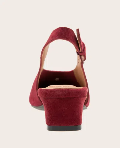 Gentle Souls Kellis Slingback Pump In Burgundy
