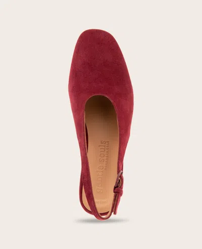 Gentle Souls Kellis Slingback Pump In Burgundy