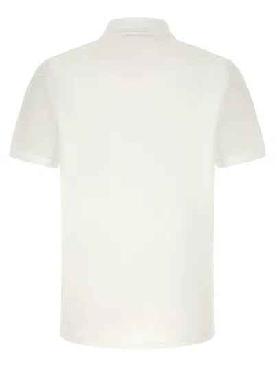 Givenchy Polo Shirt With Short Sleeves And Chest Pocket In White