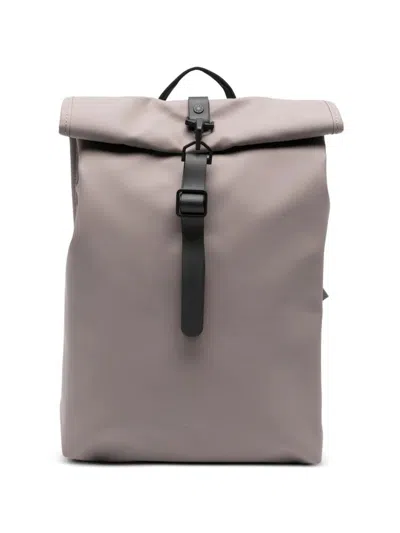 Rains Mini Rolltop Backpack In Yellow