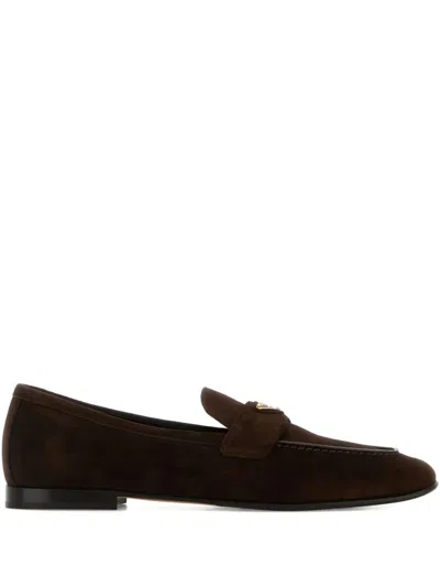 Prada Mocassini In Brown
