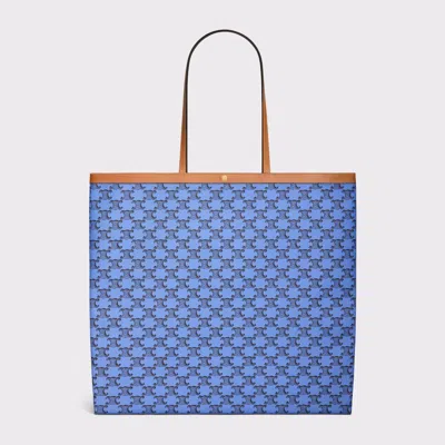 Celine Large Flat Shopper In Black