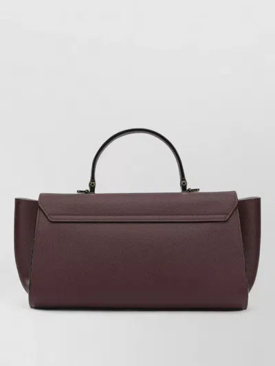 Valextra Iside Editor Medium Top Handle Shoulder Bag
