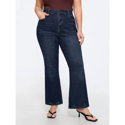 Bloomchic Stretchy Mid-rise Flared Jeans