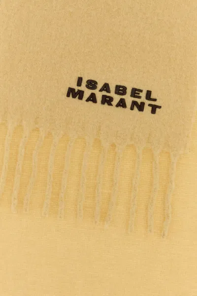 Isabel Marant Firny Fringed Embroidered Alpaca-blend Scarf